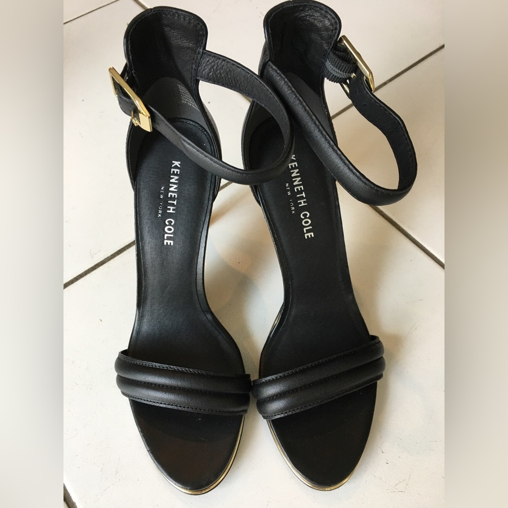 Kenneth Cole Ankle Strap Open Toe High Heel Sandal
